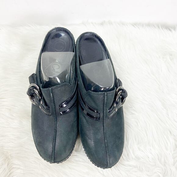 Cole Haan G Series 8 B Womens Black Leather Slide Comfort Clogs - Picture 6 of 8